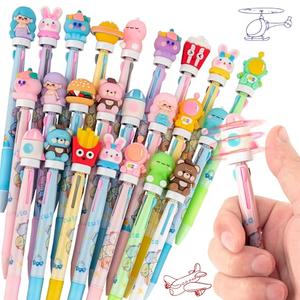 PGPBW Fidget Spinner Multicolor Pen in One 3-in-1 | Fun Cute Pens for Kids & Adults | Stress Relief Rotating Pen 0.5mm | Perfect for School, Office, Home, Birthday Gifts