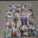 Vytroon Men's Hawaiian Shirts Wrinkle Free Short Sleeve Button Down Tropical Beach Vacation Shirt (L)