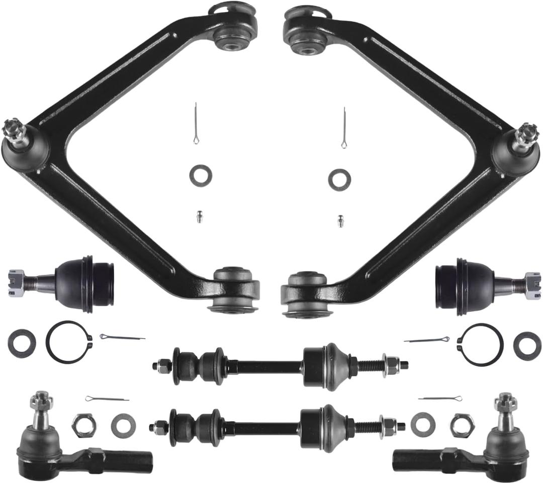 Front Upper Control Arm with Ball Joint Fit for Dodge Ram 1500 2002 2003 2004 2005 2WD - 8 PCS Suspension Kit K7424 K7400 K7411 ES3538