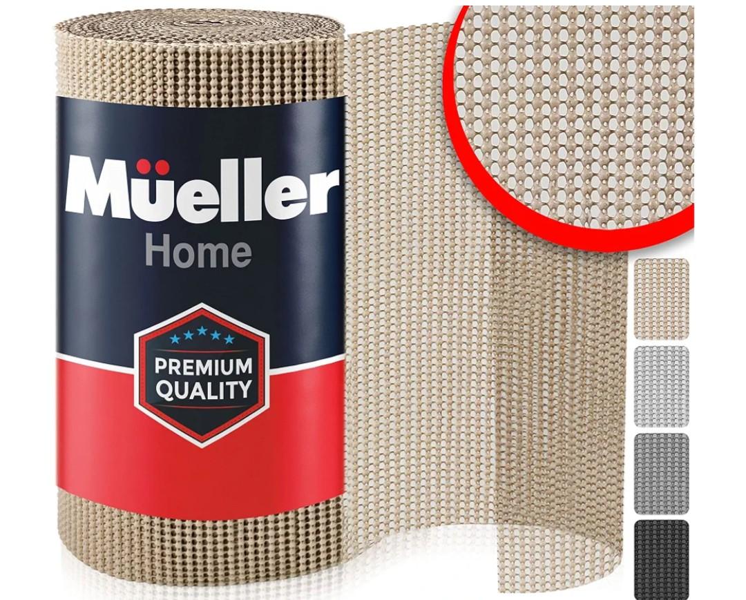 Shelf Drawer and Cabinet Liner, Durable with Strong Grip, 17.5 in x 20 FT, Non Adhesive Liners Protect Kitchen Cabinets and Cupboard, Bathroom Drawers and Shelves, Desks, Beige