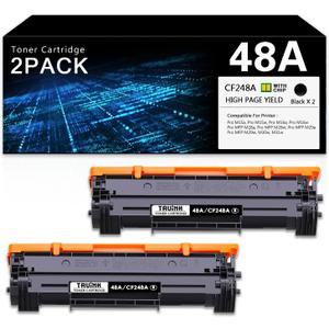 48A Toner Cartridge 2-Pack Replacement for HP 48A | CF248A Toner Compatible with HP Laserjet Pro M15w M15a M16w M16a MFP M28w M28a M29w M29a M30w M31w Printer Ink.(2 Black) 48A Toner Cartridge 2-Pack Replacement for HP 48A | CF248A Toner Compatible with HP Laserjet Pro M15w M15a M16w M16a MFP M28w M28a M29w M29a M30w M31w Printer Ink.(2 Black)