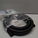 1 Inch Pond Tubing 10ft Flexible PVC Corrugated Pond Hose with 2 Stainless Steel Hose Clamps, Kink-Proof Black Plastic Pump Tubing for Garden Ponds, Waterfalls, Filters & Drainage