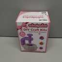 windpaint Toys for Girls 3 4 5 6 7 8 9 10 Years Old, DIY Craft Kits for Kids, Fabric Flower Bouquets for Girls Gifts, Educational Learning Detective Toys for Toddler Kids,Birthdays Gifts (Purple) (Pink)