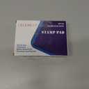 2 x Ink Pads for Stamps | Black Ink Stamp Pad | Rubber Stamps Ink Pad - Premium Quality Felt Pad for Stamps | Stamp Pads | Medium Size