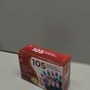 Warm Multi Color Christmas Lights - 20 ft String of 105 Incandescent Mini Bulbs Multifunctional Lighting Modes, for Decorative, Bedroom, Outdoor, Xmas Twinkle Tree Lights with Green Wire Total 21.6 ft