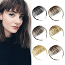 DILUSILK 360Â° 3D Cover Clipin Hair Topper with Bangs Dark Brown 100% Human Real HairToppers for Women Seamless Base for Thinning Hair