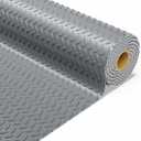 4x8 FT Garage Floor Mat, 3.6mm Extra Thick Diamond Plate
Rubber Flooring Roll for Under Car/Garage/Golf Cart/Motorcycle, Heavy Duty, Non-Slip, Gray