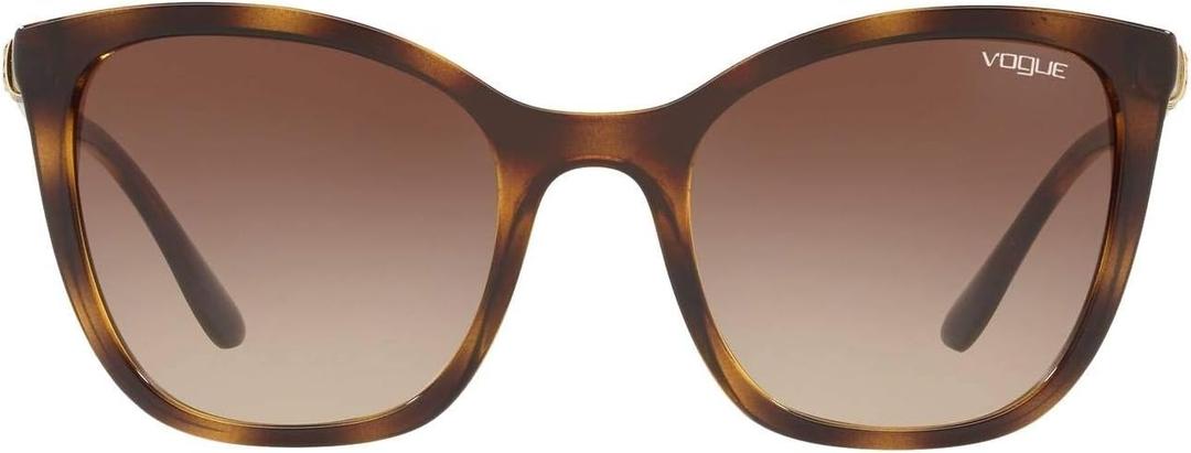 Vogue Women VO5243SB 53 Sunglasses 53mm (Dark Havana/Brown Gradient)