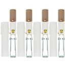 Candelabra E12 Light Socket,Length Adjustable Ceramic Bulb Socket for Chandelier Lighting,Candelabra Lamp Holder with White Candle Cover Sleeves (4-Pack)