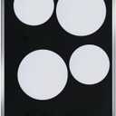 Kerixi Electric Stove Burner Covers Range Top For Expanding Counter Space Stovetop Decor (White)
