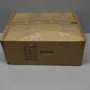 Calmootey Portable Closet Organizers, Clothing Storage, Wardrobe with 6 Shelves and Hanging Rod, Non-Woven Fabric Cover with 4 Side Pockets, Black