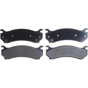 ACDelco Silver Rear Brake Pad Set 14D785MH | GM 19286096 Semi-Metallic Rear Brake Pads for Select Hummer, Cadillac, Chevy, Chevrolet, GMC, and more