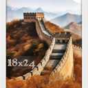 Picrit 18x24 Poster Frame, Picture Frame for Wall Mounting, White
