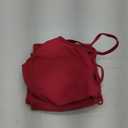 RXRXCOCO Seamless Workout Sets for Women 2 Piece Strappy Sports Bras Scrunch Butt Booty Shorts Matching Yoga Tracksuits (Medium, Red)