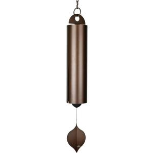Woodstock Chimes Heroic Windbell Wind Chime for Outside 40" Grand Large Copper,Deep Tone Sound, Outdoor Decor for Patio, Porch, Garden HWXLC