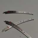 9 Arc Edge Reciprocating Saw Blade, 7TPI Japanese Teeth with Curved Edge Wood Pruning Saw Blades for Tree Trimming, Wood Cutting (3 Pack)