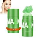 Green Tea Deep Cleanse Mask 2PCS, Blackhead Remover with Green Tea Extract for Face Deep Pore Cleansing, Oil Control, Moisturizing, and Shrink Blackheads for Men Women All Skin Types