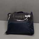 12V Battery Powered Heated Camping Blanket with Detachable Hood, Heated Cordless Blanket with 15000 mAh Battery, Wearable Car Blanket (Black)