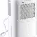 2500 Sq.Ft Dehumidifier for Basement Home, ASAHWo 34 Pints Dehumidifier with Drain Hose, Quiet Portable Dehumidifiers for Bathroom Large Room, Bedroom, Auto Defrost,Smart Humidity Control,24H Timer