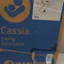 Maxi-Cosi Cassia Baby Swings for Infants: Smart Portable Baby Swing with Music, Lightweight & Foldable Baby Swing, 360 Rotation Infant Swing, Classic Oat