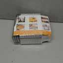 50 Pack 6.9"x3.5" Disposable Aluminum Loaf Pans with Lids - 1Lb Mini Baking Pans, foil pans, ldeal for Baking Bread, Cakes, Cinnamon Rolls & Storing Refrigerated Food