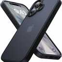 Eastinbox for iPhone 17 Case [16FT Military Grade Shockproof], Anti-Slip Anti-Scratch, Slim Translucent Frosted Matte Phone Cover, Case for i Phone17 6.3", Black