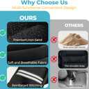 Weighted Vest, 8lb/12lb/16lb/20lb Weight Vest with Reflective Stripes for Men Women, Two Adjustment Straps for Workout, Strength Training, Running, Fitness, Muscle Building, Weight Loss (Black)