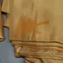 MCEAST Satin Tablecloth 102 x 58 Inches Rectangular Table Overlay Cover Bright Silk Tablecloth Smooth Fabric Table Decor for Wedding Banquet Table Decoration (4, Gold)