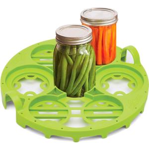 Farm to Table Dual Canning Rack, Nylon, Quart or Pint Sizes 11.5 x 11.5 x 2