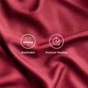 Bedsure Queen Sheet Set, Rayon Derived from Bamboo, Cooling Sheets, PureWoven, Breathable & Soft, Deep Pocket Up to 16 Inches, Hotel Luxury Silky Bedding for Hot Sleepers, Burgundy