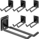 6 Packs 7.8inch Heavy Duty Garage Hooks, Garage Storage Organizer for Tool Organization, Shed Metal Utility Hooks Hanger for Tires, Bikes, Shed, Chair, Ladder, Ski and Snowboard