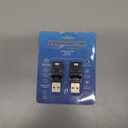 Frienda 2 Pcs Mini USB LED Light Car LED Interior Lighting 5v RGB Portable Ambient Lighting Adjustable 8 Color and Brightness Smart USB Night Lamp for Cars Laptop Keyboard Atmosphere, Type A