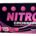 Nitro 2024 Crossfire Golf Balls 14-Pack [Matte Pink]