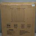 Extra Wide Baby Gate Tension Indoor Safety Gates Black Metal Large Pressure Mounted Pet Gate Walk Through Long Safety Dog Gate for The House Doorways Stairs(52.76"-57.48"/134-146CM, Black)