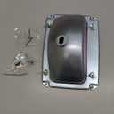 United Pacific Zinc Plated Tail Light Housing For 1964.5-66 Ford Mustang,F6401-1