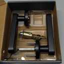 IRONZON Fingerprint Door Lock Smart Door Lock with Keypad Keyless Entry Door Lock with Handle for Home Hotel Office Apartment Bedroom (BlackAPP)