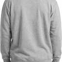 Zylioo Men Tall Sweatshirt Crewneck Pullover Long Fit Soft Casual Sweatshirt Top for Tall Men Daily Wear (Gray, S)