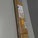 Amazon Basics Easy to Install Adjustable Room Darkening Blackout Curtain Rod - Wraps Around, Blocks Light, for Heavy Curtains, 48" to 88", Black