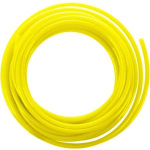 Beduan Pneumatic Tubing Pipe 1/4" OD Yellow Air Compressor PU Line Hose Tube for Water Fluid Transfer 12Meter 39.4ft