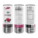 CELSIUS Sparkling Wild Berry, Sugar Free Energy Drink, 12 Fl Oz (Pack of 12) (EXP 09/01/27)