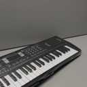 Kids Piano Keyboard, 61 Lighted Keys Electric Digital Keyboard Piano Kit 100 Voices, 100 Rhythms with Microphone, Gift for Children, Black