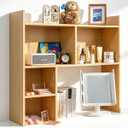 deli Desktop Shelf, Desk Hutch with 5 Shelves for Computer Desk, Natural
3-Tier Desktop Display Rack, Multipurpose Wood Desktop Bookshelf Storage Organizer for Dorm Office Home