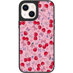 Ehreus Cherry Phone Case for iPhone 13 - Slim Shockproof Hard Shell, 5ft Drop Protection, Cute Aesthetic Fruits Pattern, Tough Protective Case for Women and Girl
