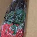 Juxdp 18" Artificial Geraniums Topiary - 2 Set for Front Porch Decor,Faux Silk Flowers Bushes UV Resistant Potted Plants for Outdoor Indoor Door Offices Garden Farmhouse Home Decor (Red)