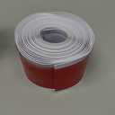 Flexible Baseboard Molding Trim, 4 Inch x 20 Feet Vinyl Wall Base with 10% Wider Self-Adhesive Tape, Peel and Stick Cove Base, Rubber Wall Base Baseboard Trim for Garage, Living Room,Bathrooms, White