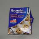 Reynolds Kitchens Cookie Baking Sheets, Pre-Cut Baking Parchment Paper Sheets for Cookies, Oven-Safe up to 425 Degrees, Reusable Up to 3X, No-Mess Cleanup, 12 in x 16 in, 22 Count