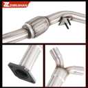 Exhaust | Stainless Steel Exhaust Direct Fit Y Pipe Compatible for