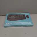 Wireless Keyboard and Mouse Combo,2.4G Full Size Wave Keys Ergonomic Keyboard with Wrist Rest for Natural Typing, 3 DPI Adjustable Ergonomic Silent Mouse for Computer/Laptop/Windows/Mac (Black)