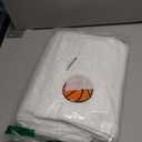 12 Pcs Basketball Towel Basketball Senior Night Gifts Sweat Hand Portable Microfiber Workout Towel Embroidered Sports Team Gifts Bath Face Washrag for Bathroom Kitchen Gift Gym Favor