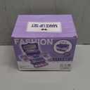 54 Pcs Kids Makeup Kit for Girls, Princess Real Washable Pretend Play Cosmetic Set Toys with Mirror, Birthday Gifts for 3 4 5 6 7 8 9 10 Years Old Girls Kids (Purple)